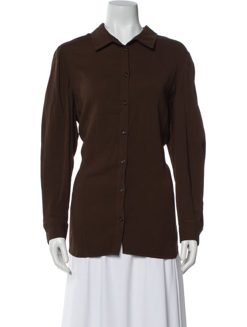 Asceno Long Sleeve Button-Up Top