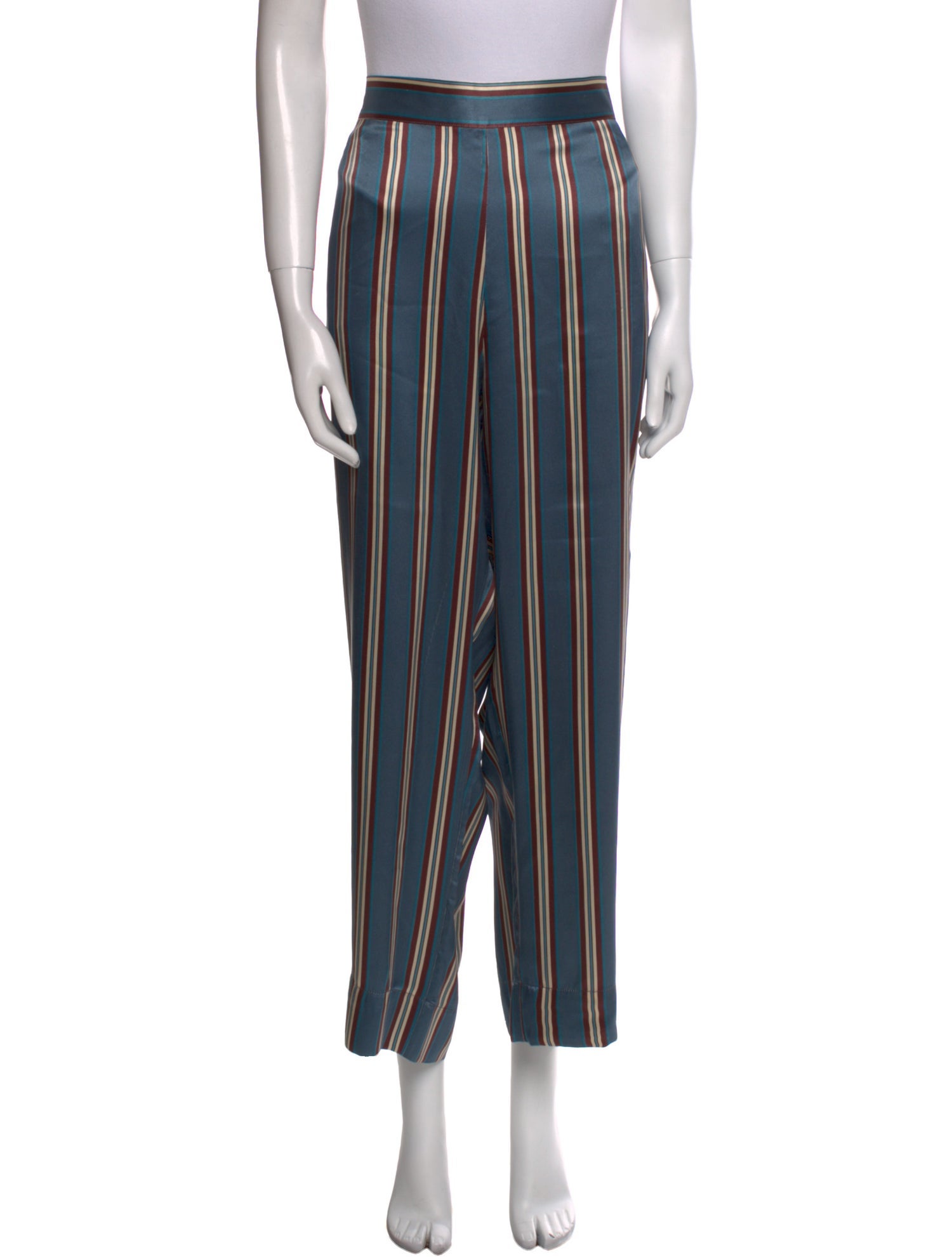 Asceno Silk Wide Leg Pants