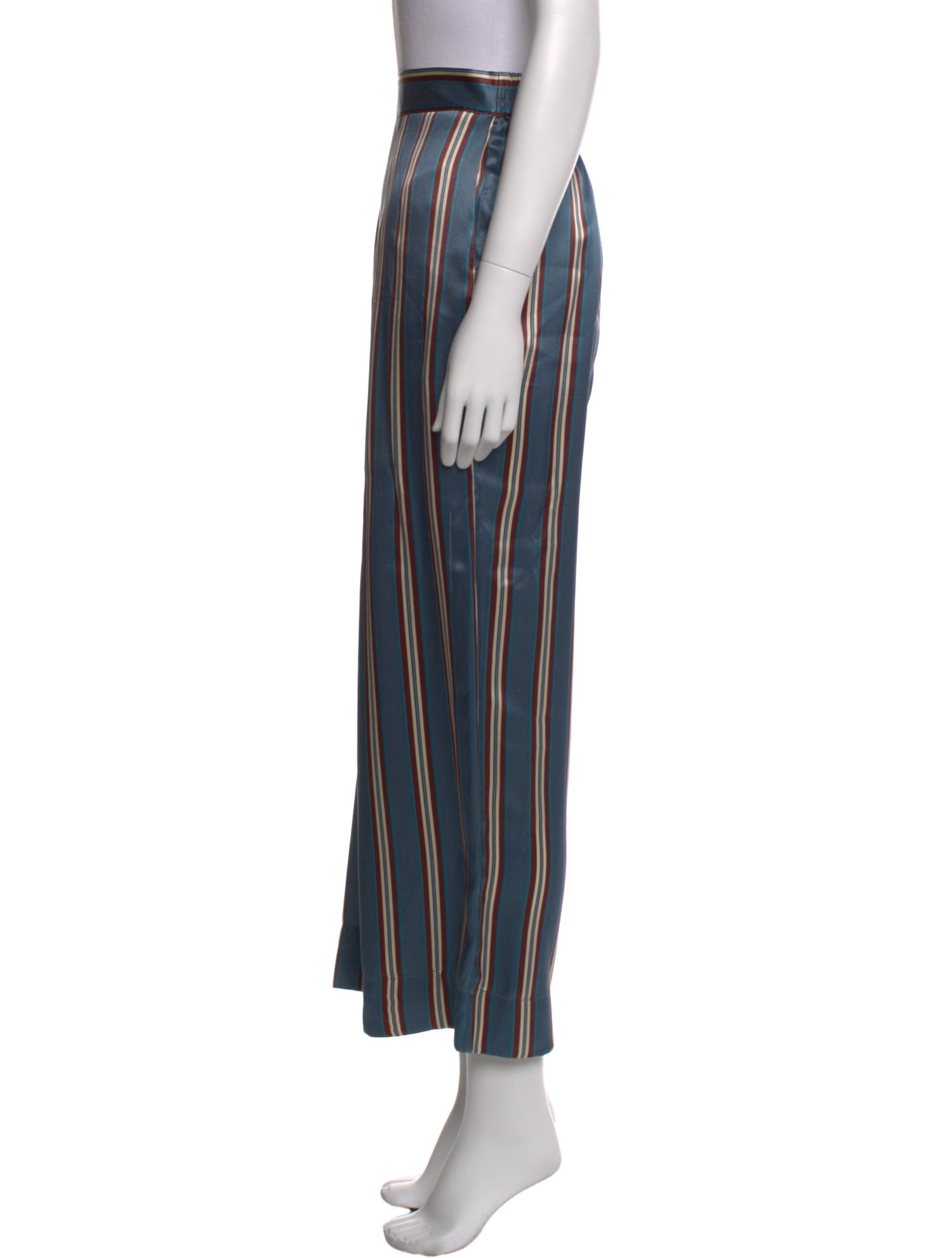 Asceno Silk Wide Leg Pants