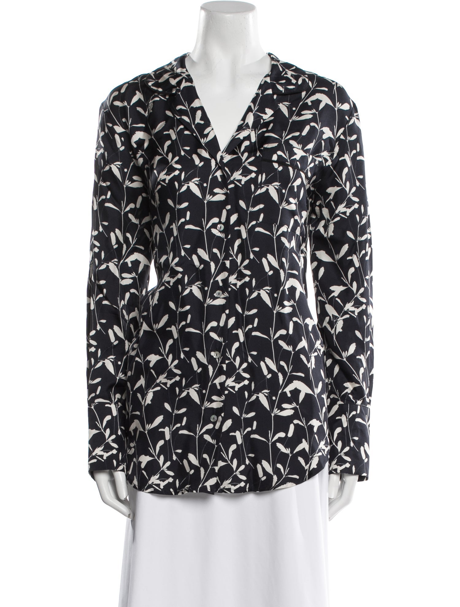 Asceno Silk Printed Pajamas