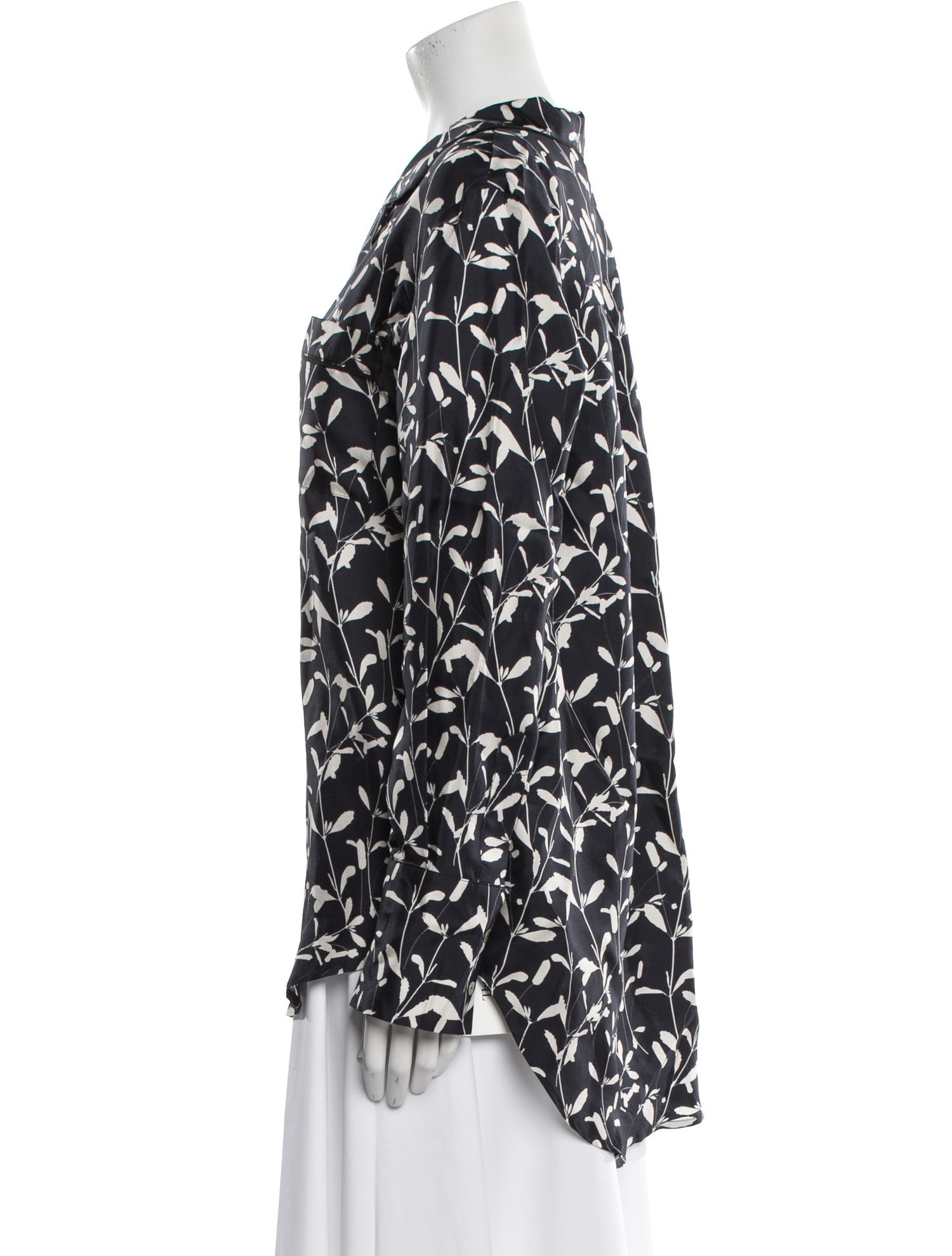 Asceno Silk Printed Pajamas