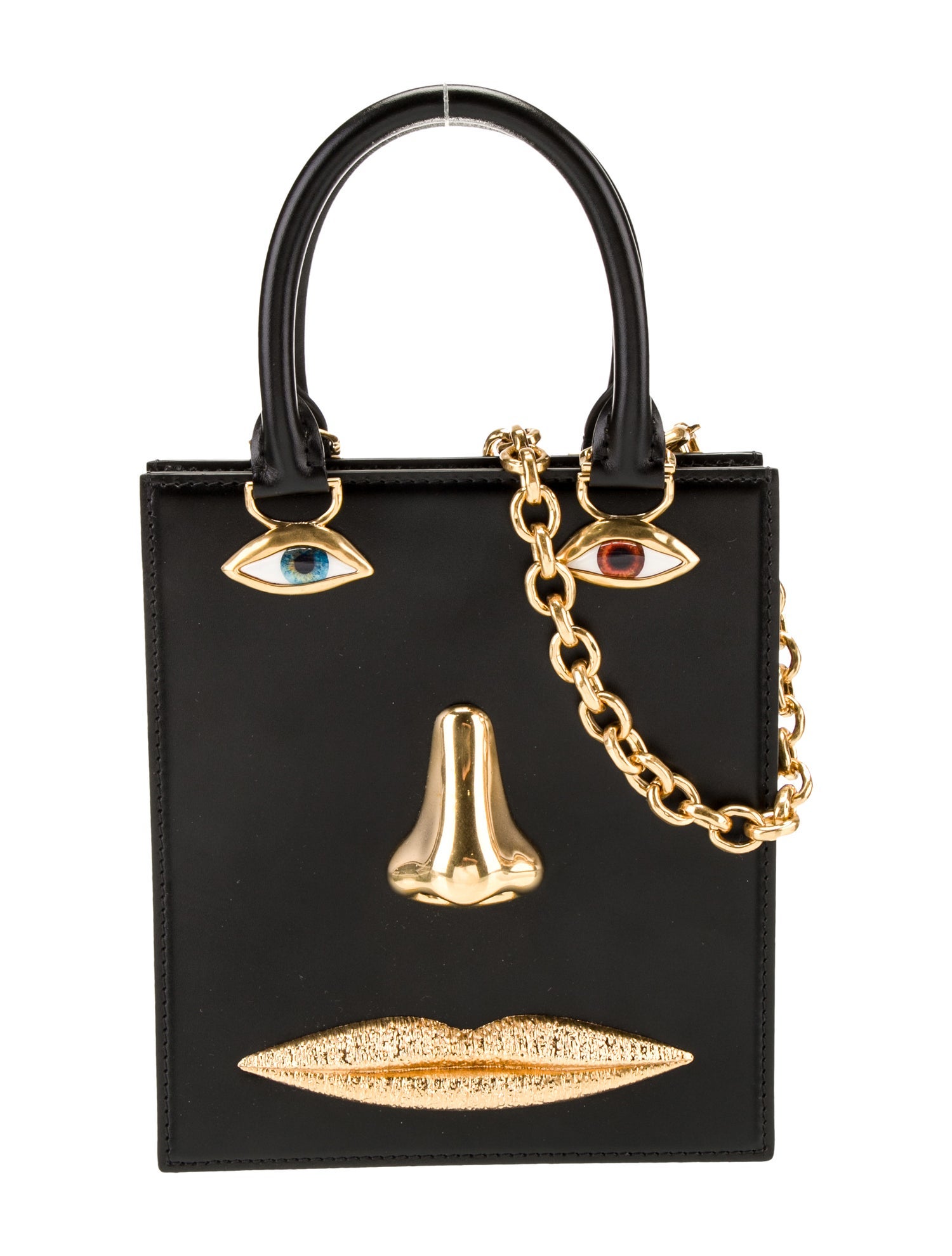 Schiaparelli Mini Anatomy Jewelry Bag Black Mini Bags, Handbags