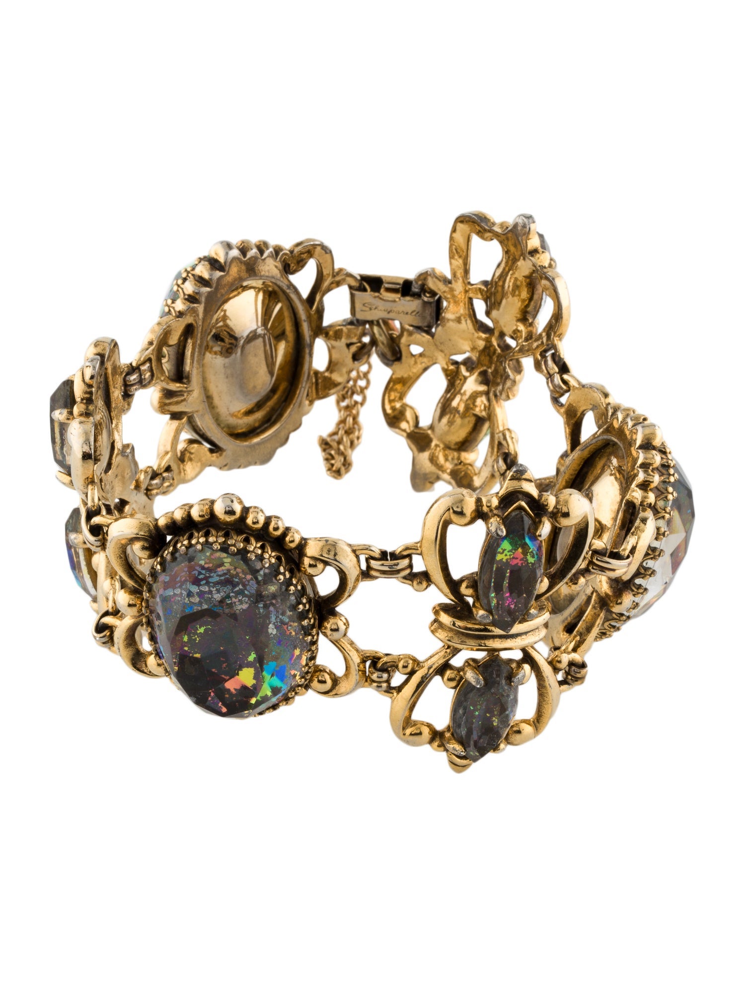Schiaparelli Crystal Station Bracelet