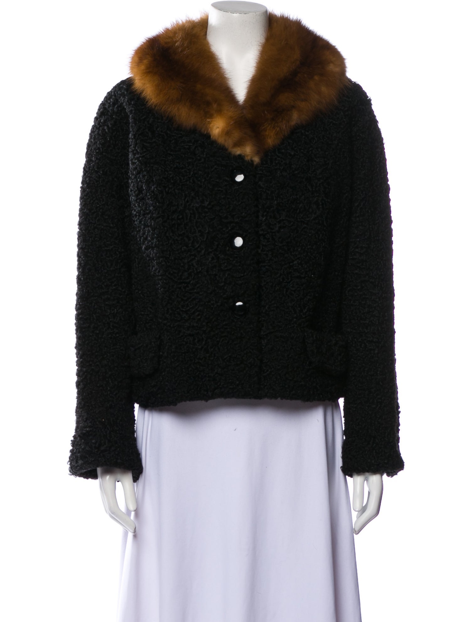 Schiaparelli Vintage Late 1950's - Early 1960's Fur Jacket