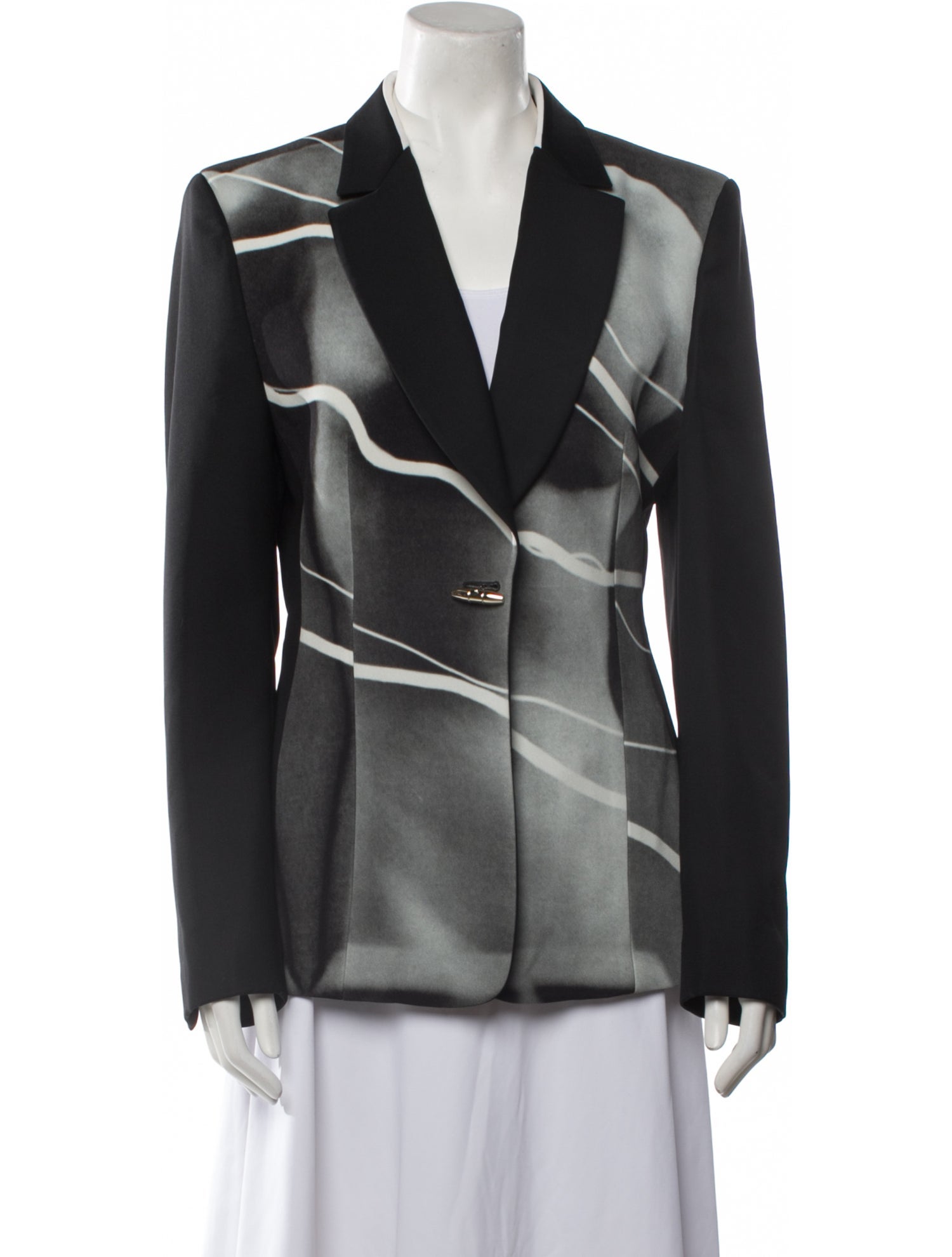 Schiaparelli Plaid Print Blazer