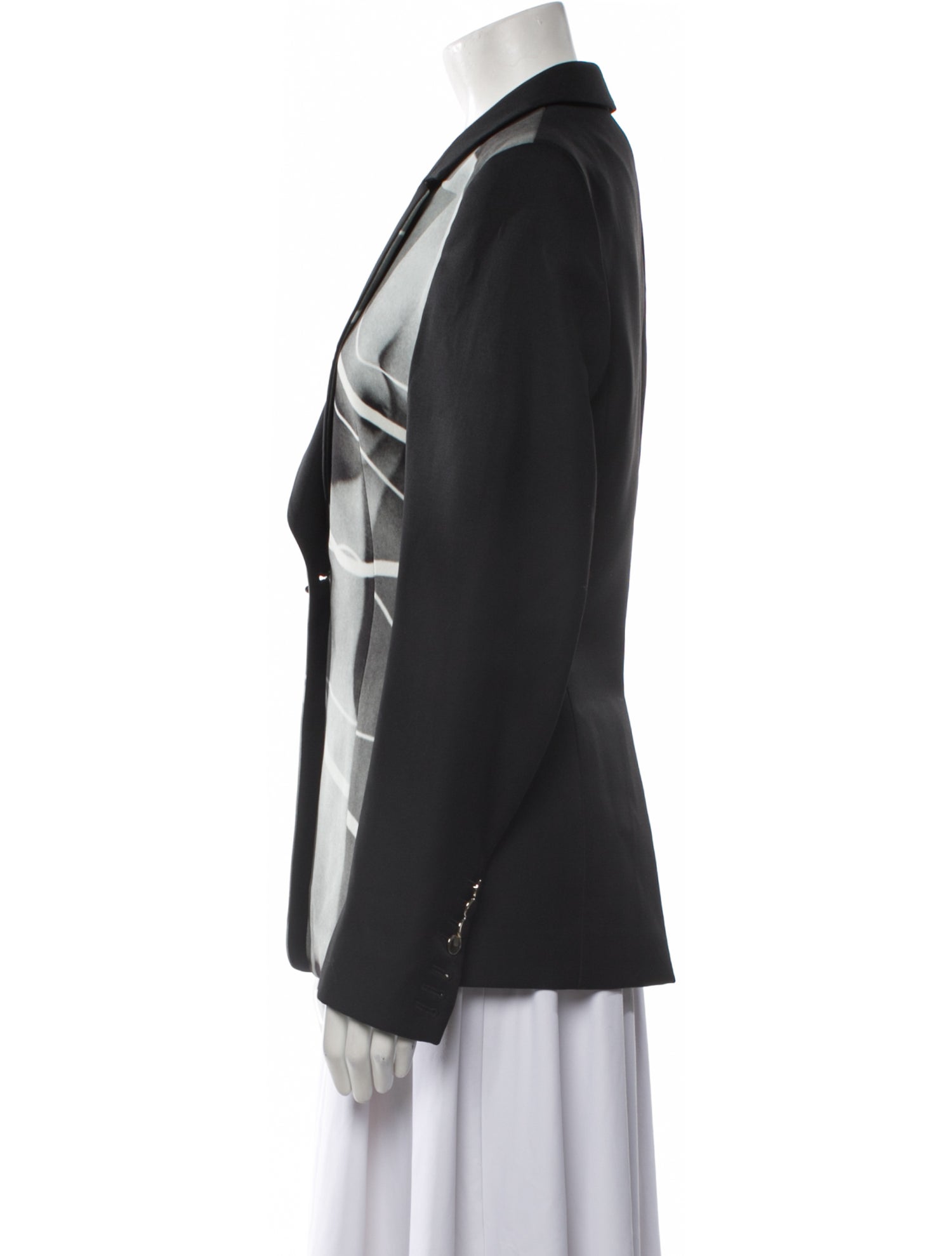 Schiaparelli Plaid Print Blazer