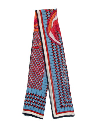 Schiaparelli Silk Printed Scarf