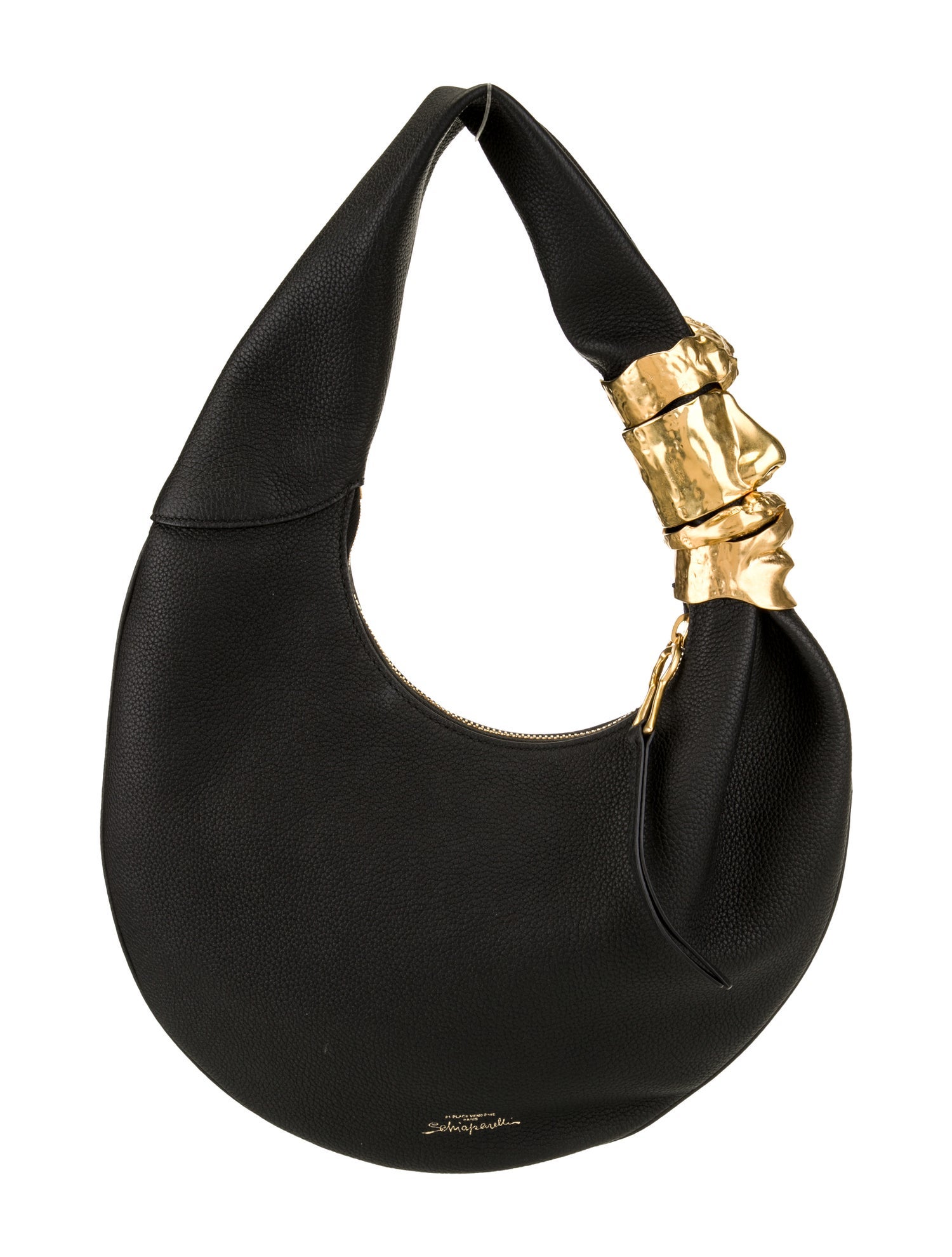 Salvatore Ferragamo Leather Trimmed Raffia Handle Bag