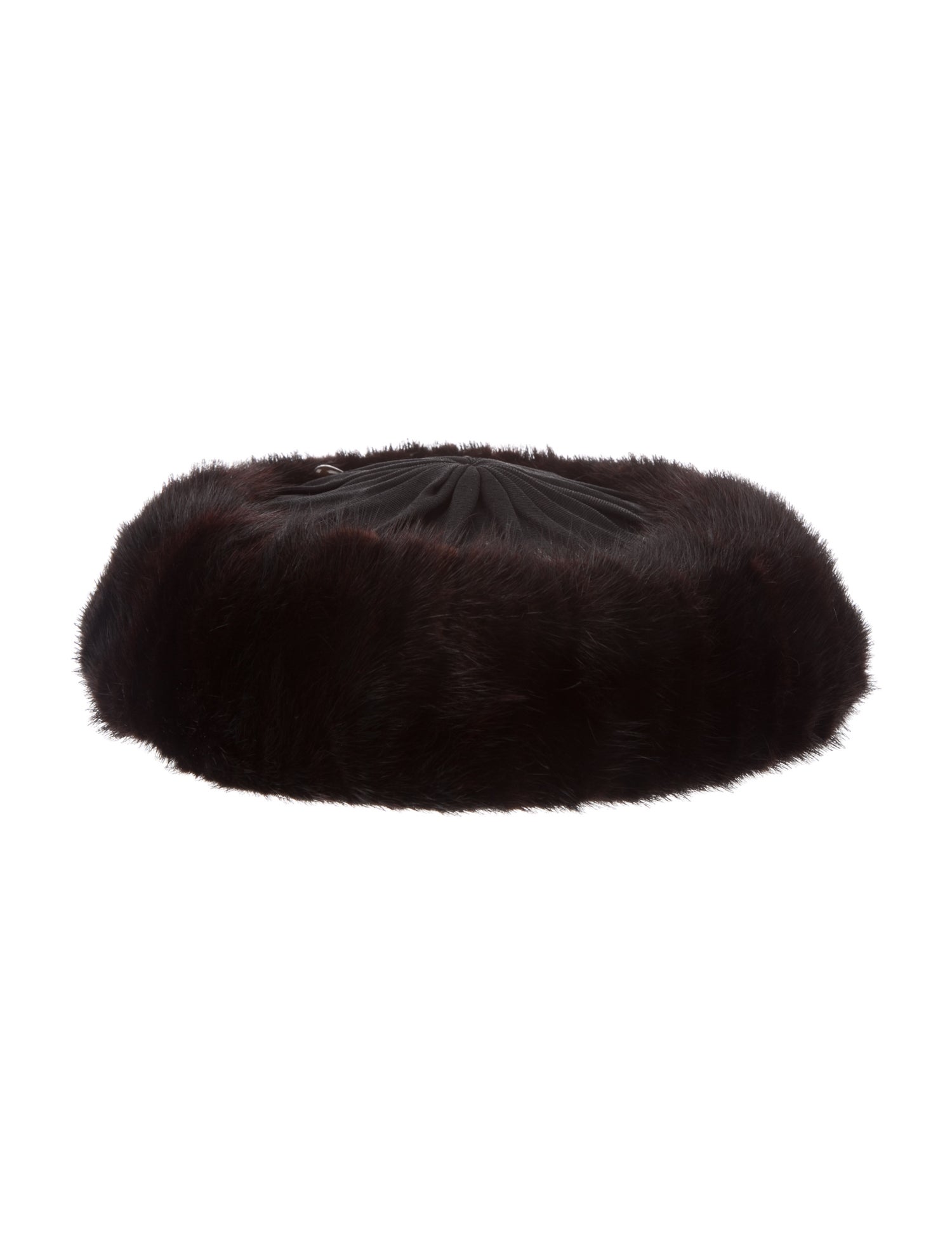 Schiaparelli Vintage Mink Pillbox Hat