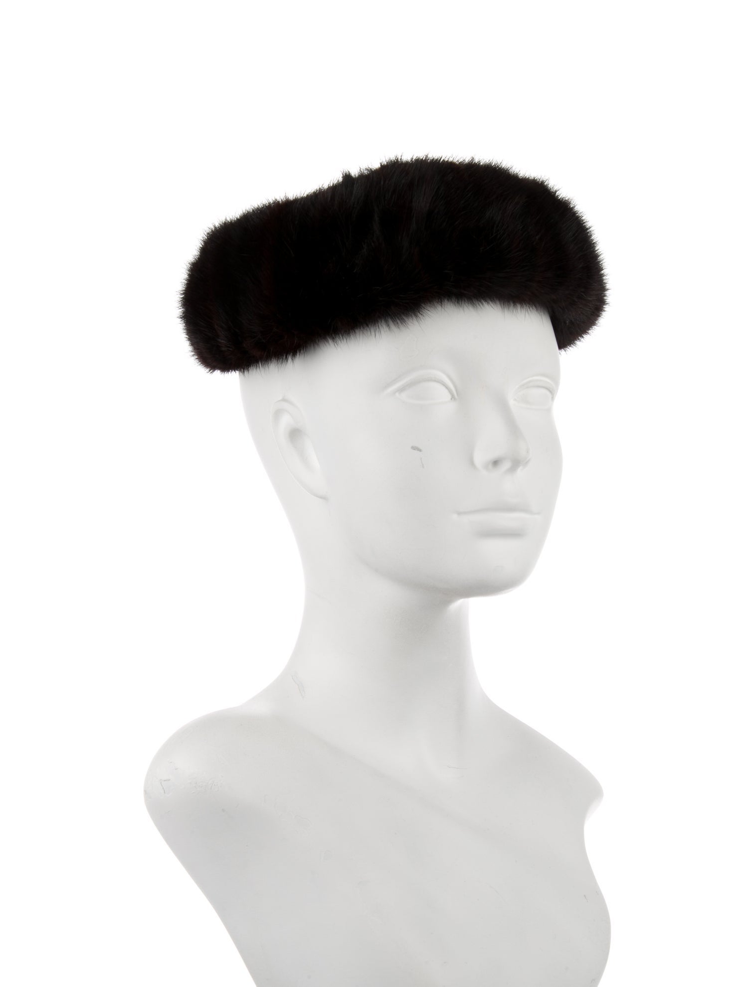 Schiaparelli Vintage Mink Pillbox Hat