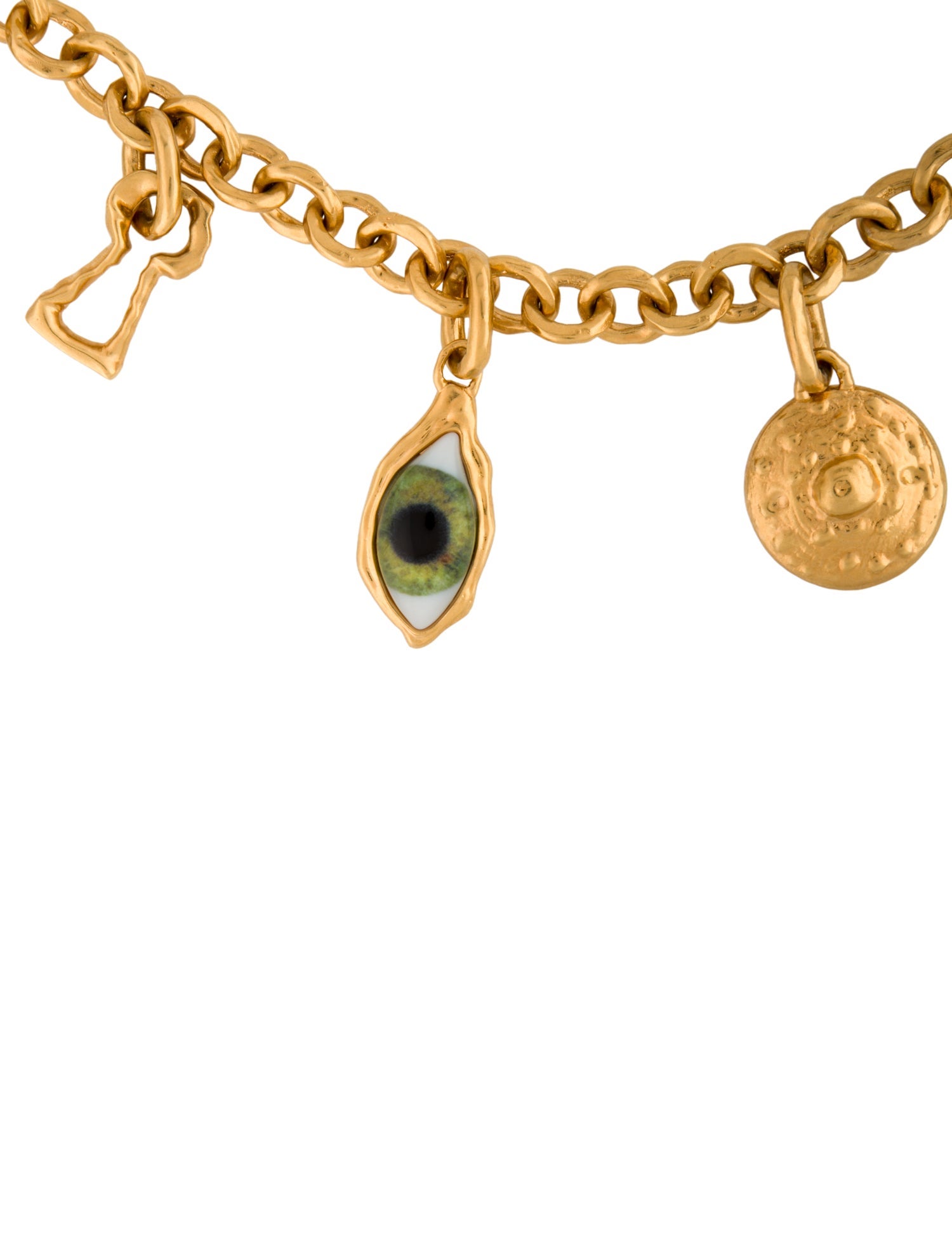 Schiaparelli Skinny Metal Chain-Link Belt