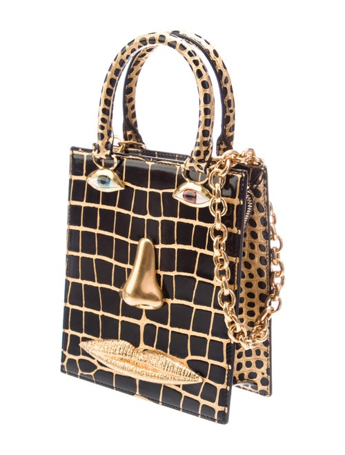 Schiaparelli Alligator Top Handle Bag Mini 2023