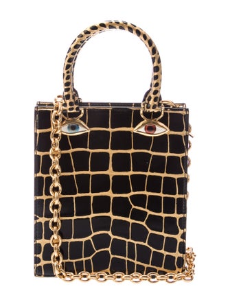 Schiaparelli Alligator Top Handle Bag Mini 2023
