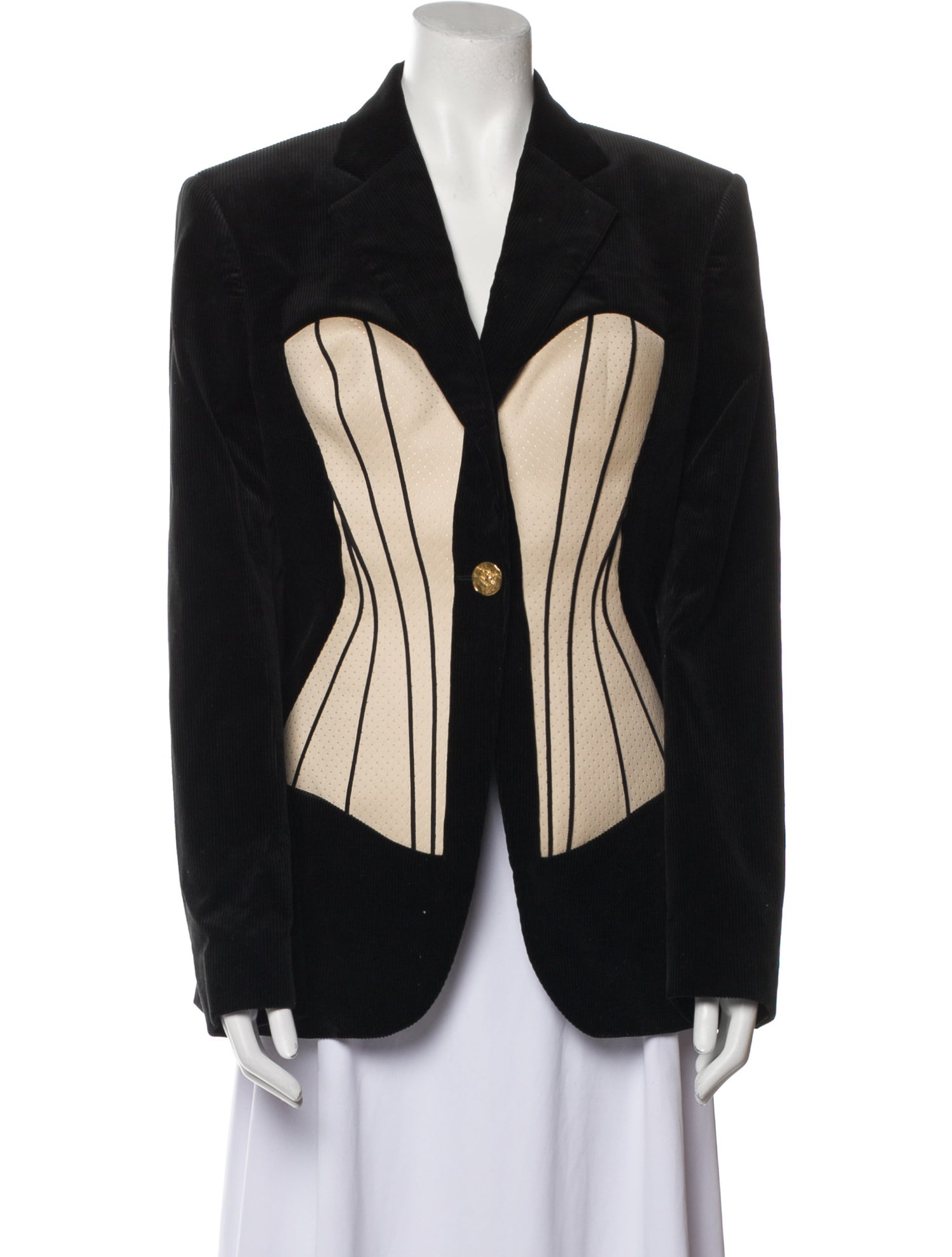 Schiaparelli 2023 Striped Jacket