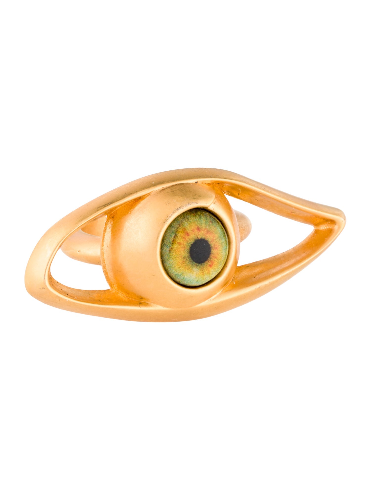 Schiaparelli Enamel Eye Cocktail Ring