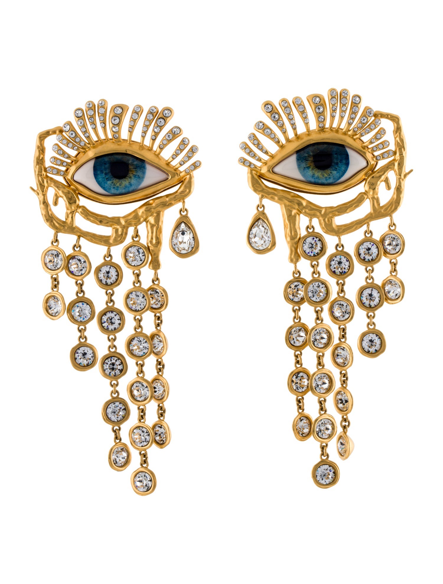 Schiaparelli Gaze Pendant Earclip Earring