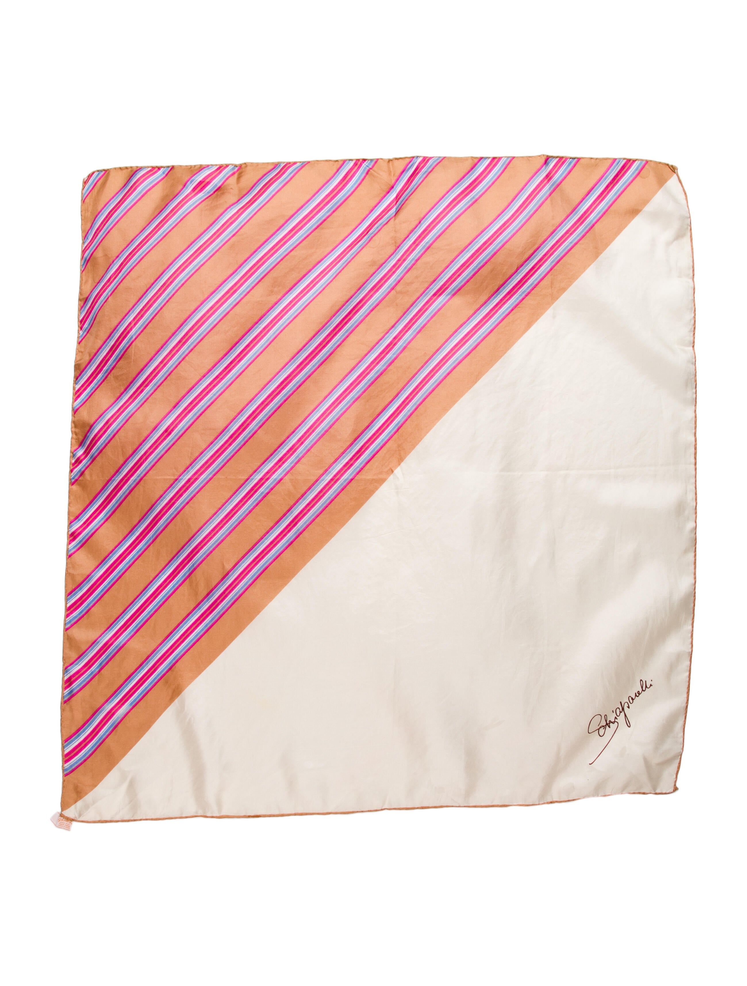 Schiaparelli Silk Striped Bandana
