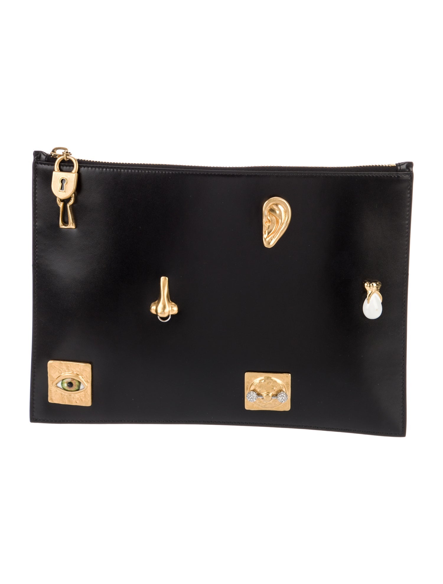 Schiaparelli Leather Clutch