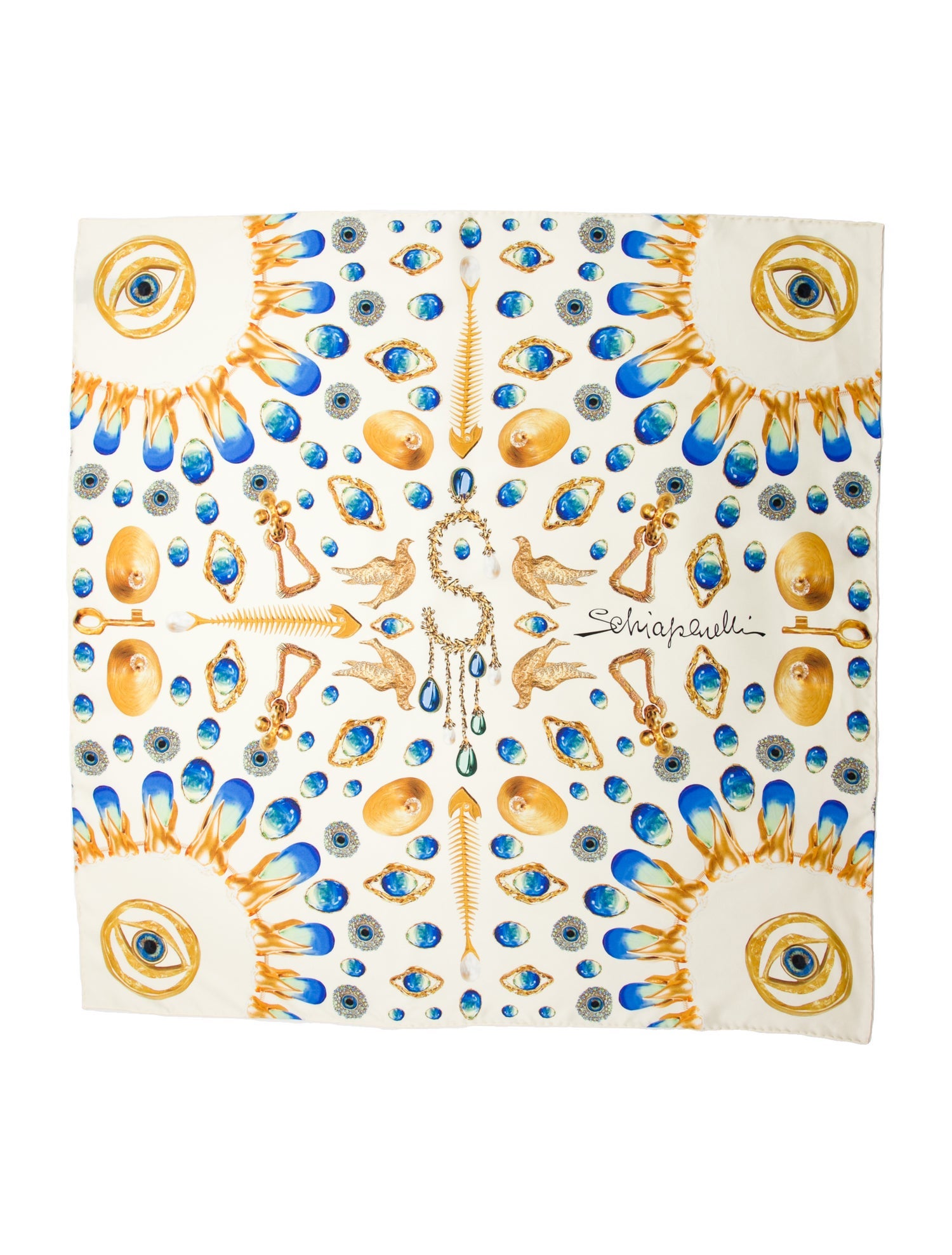 Schiaparelli Silk Printed Scarf