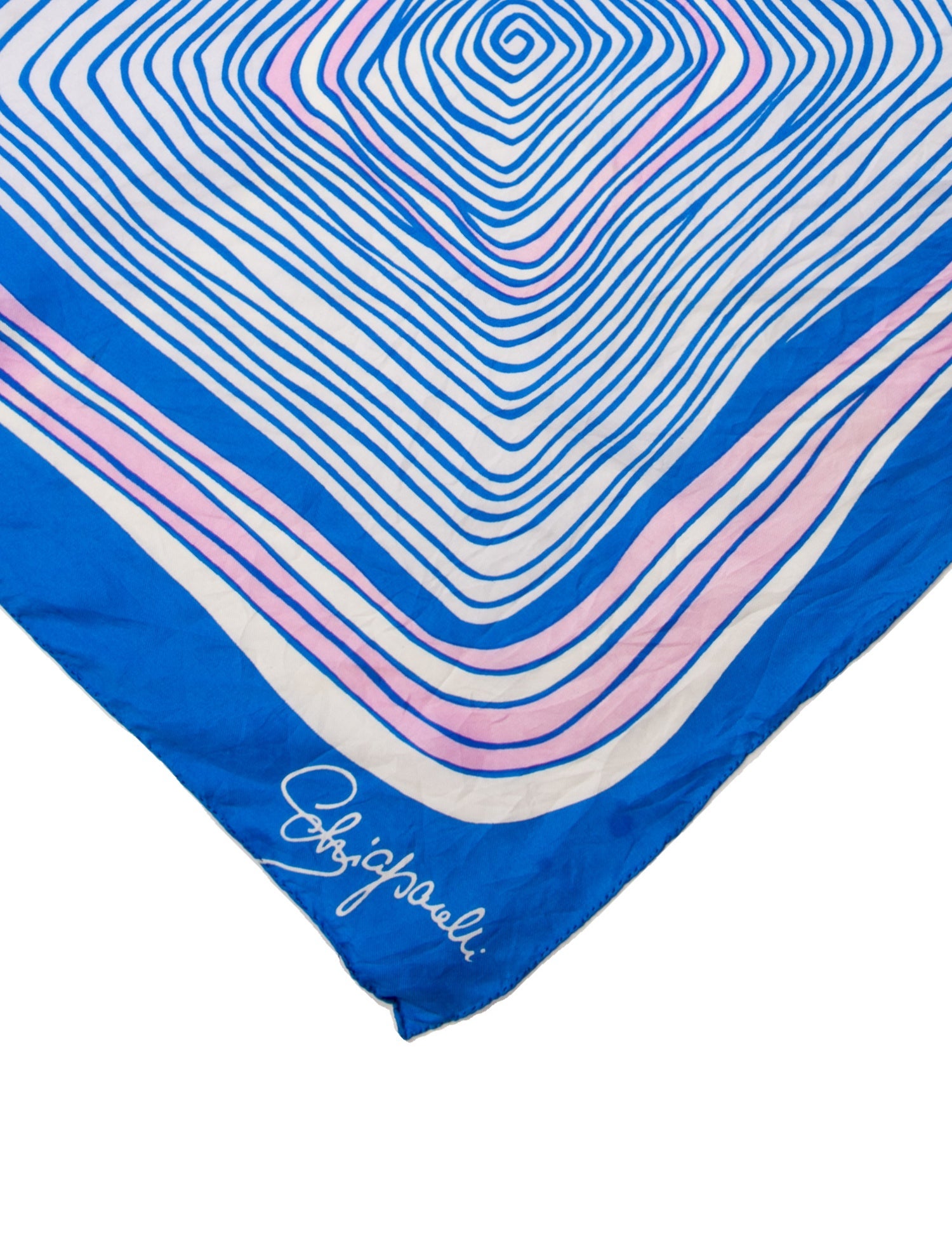 Schiaparelli Silk Striped Scarf