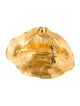 Schiaparelli Crystal Pierced Mouth Pin Brooch