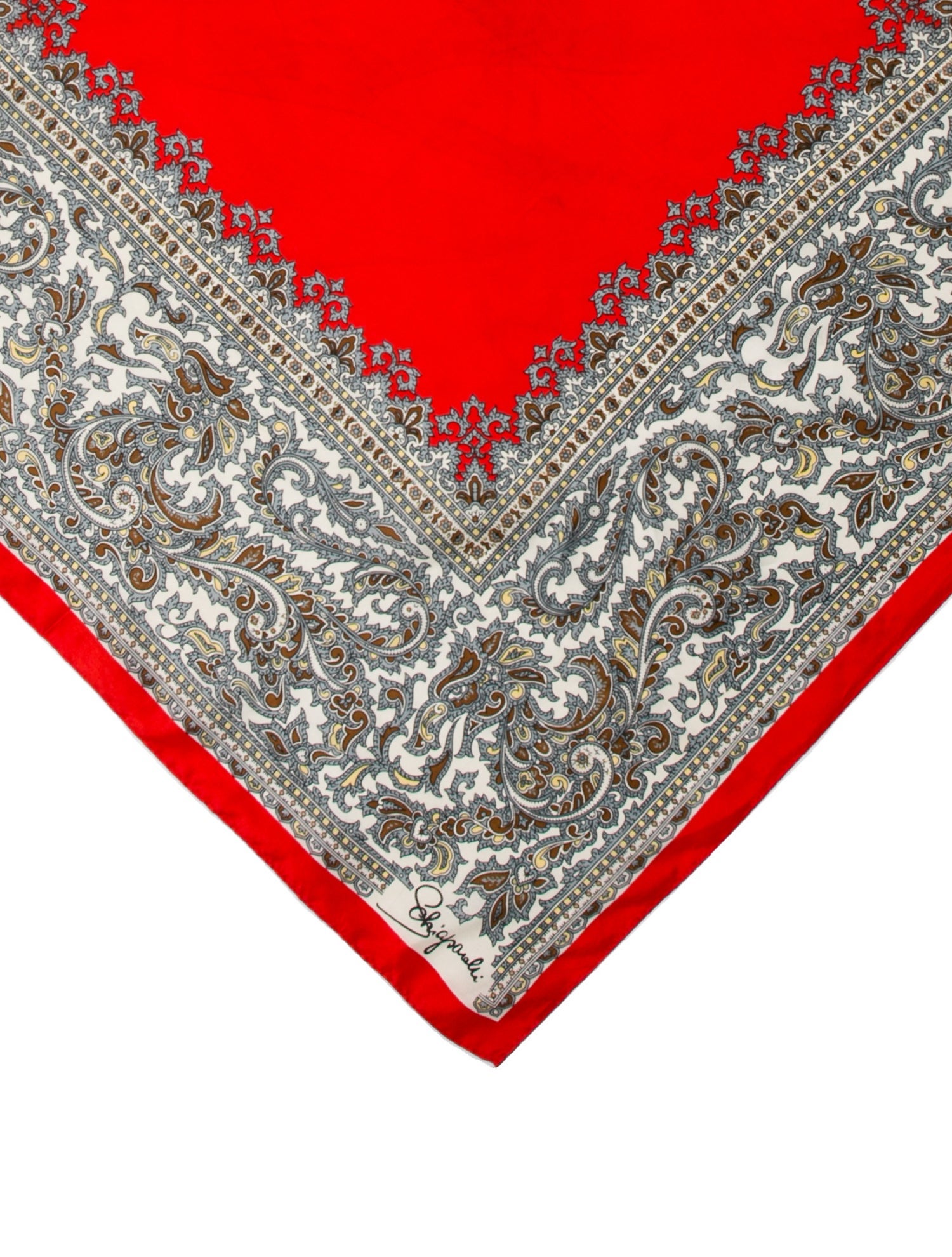 Schiaparelli Silk Printed Scarf