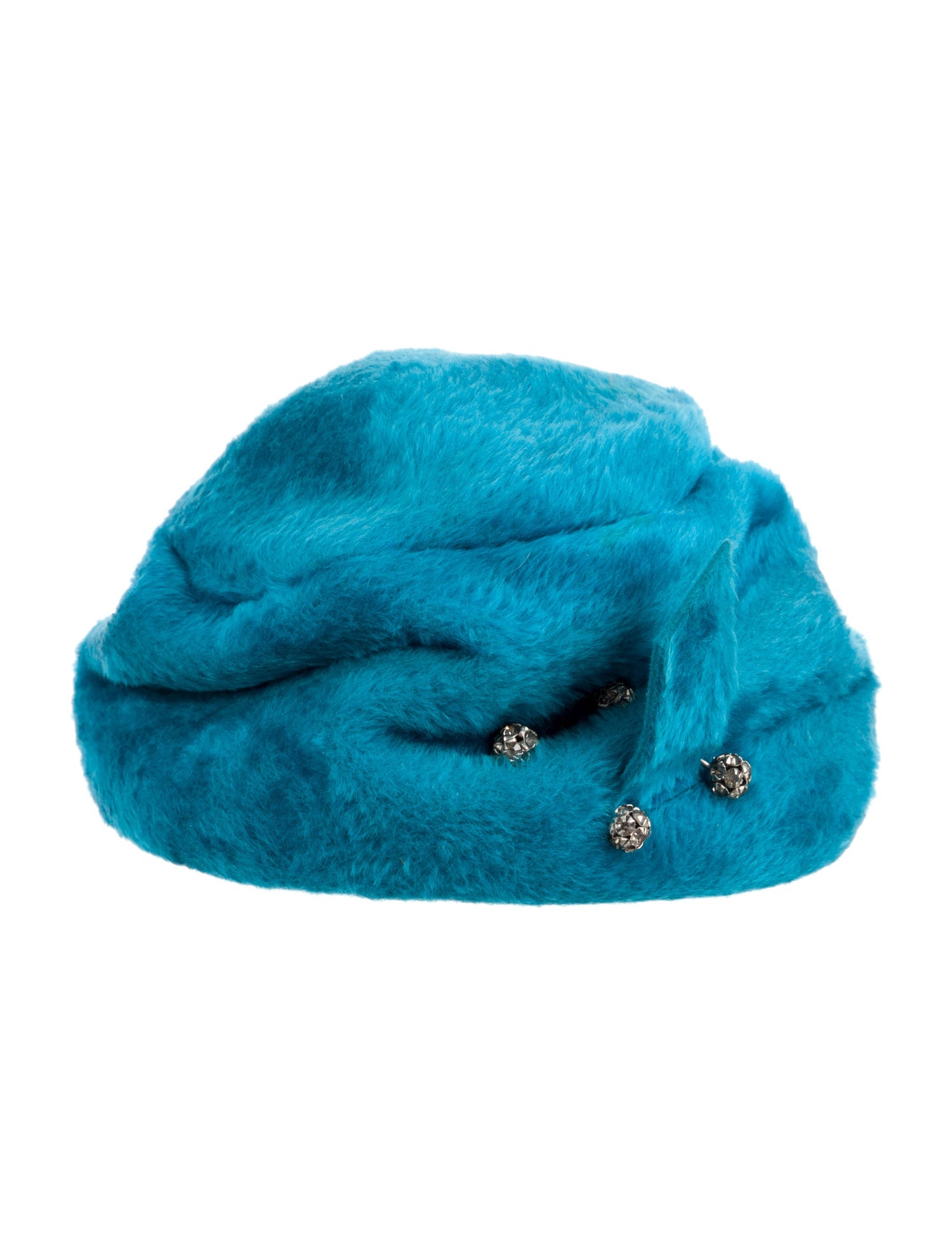 Schiaparelli faux fur hat