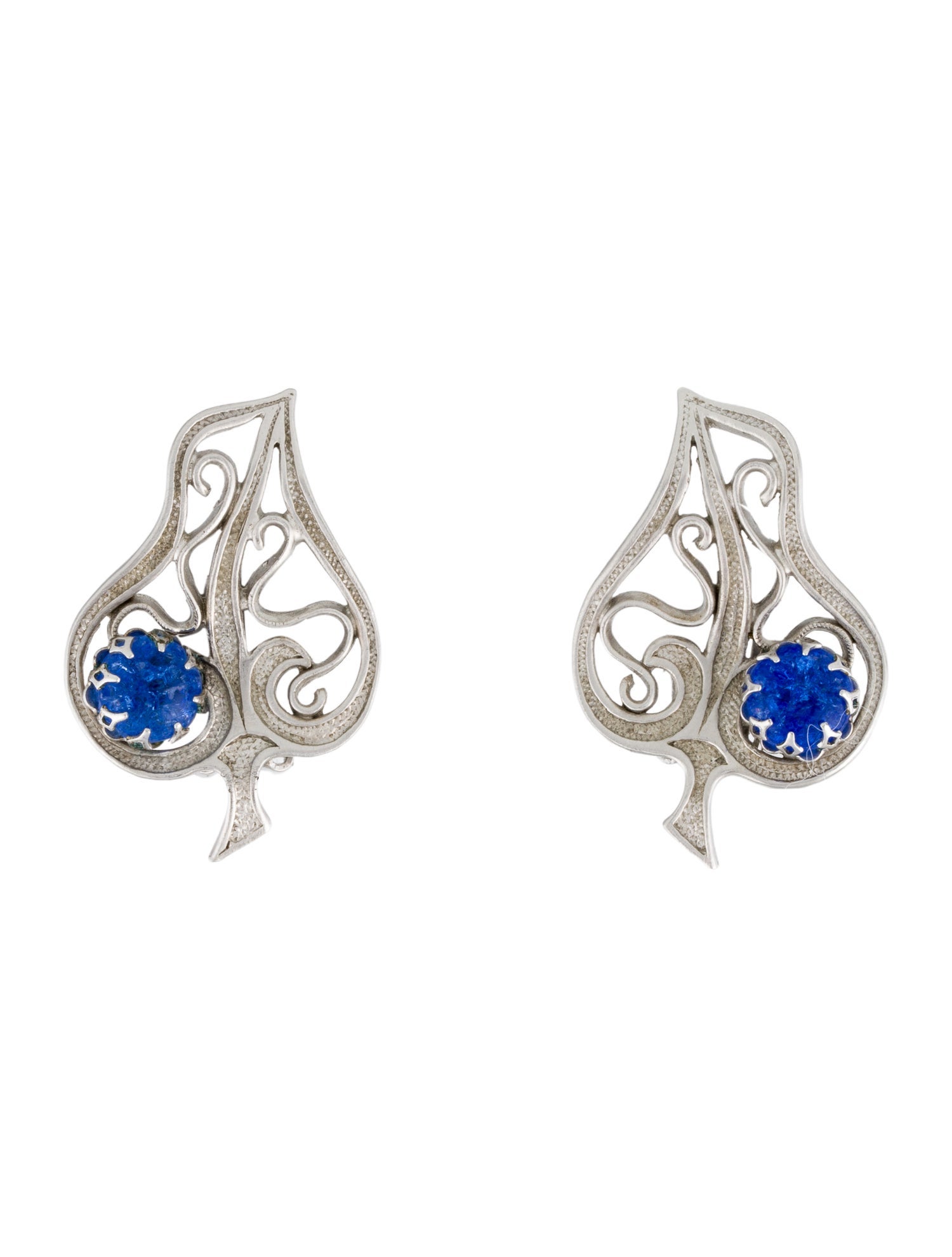 Schiaparelli Resin Clip-On Earrings