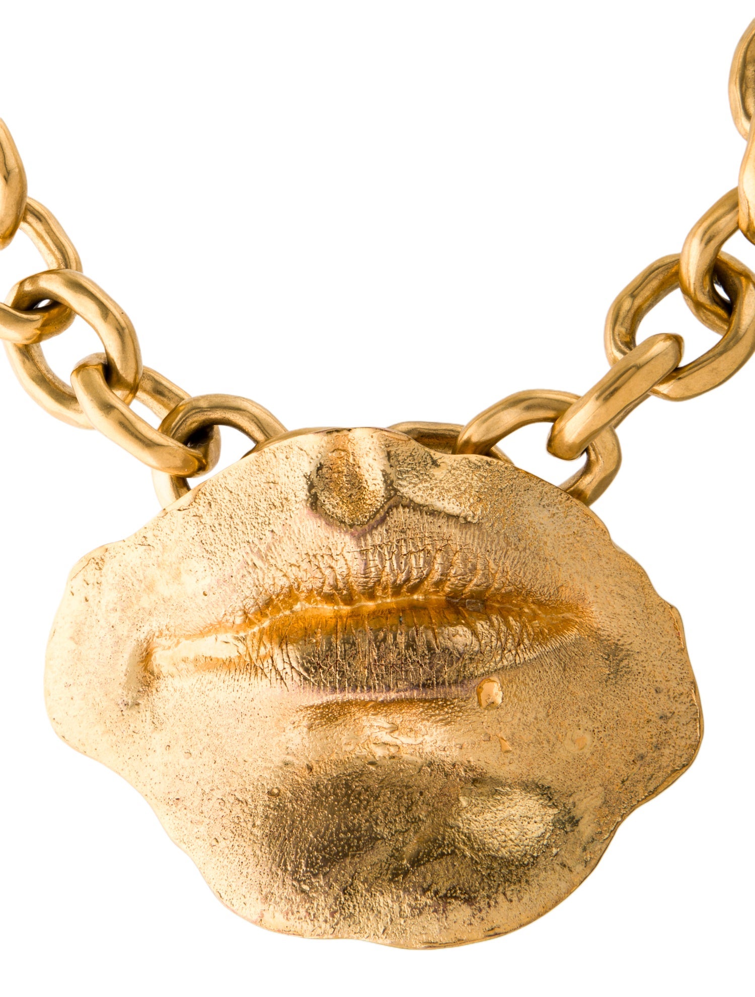 Schiaparelli Mouth Pendant Necklace