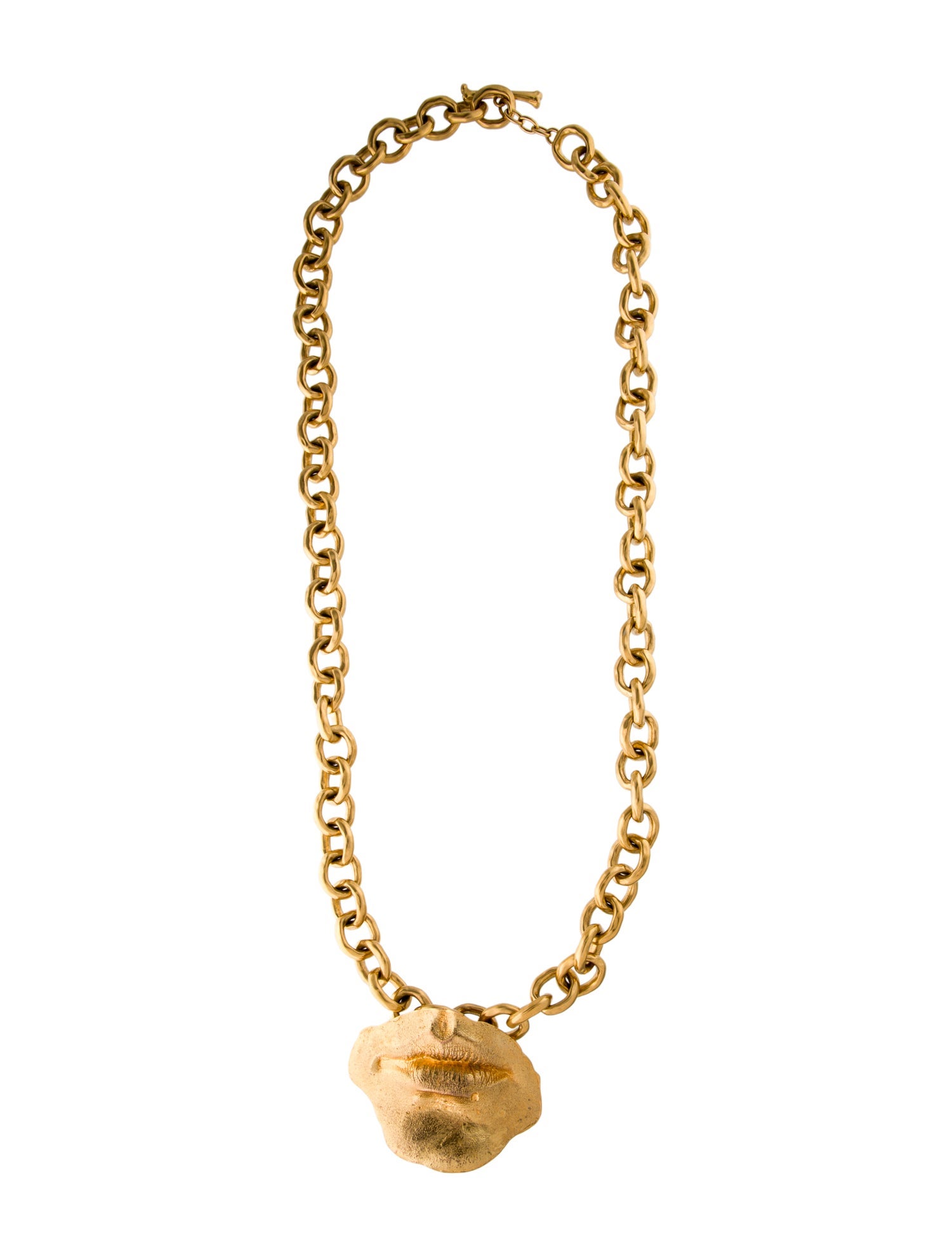Schiaparelli Mouth Pendant Necklace