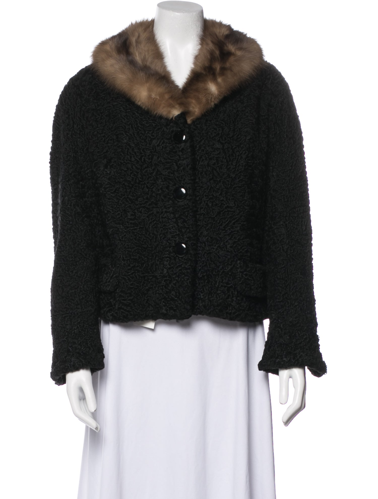 Schiaparelli Vintage Late 1950's - Early 1960's Fur Jacket