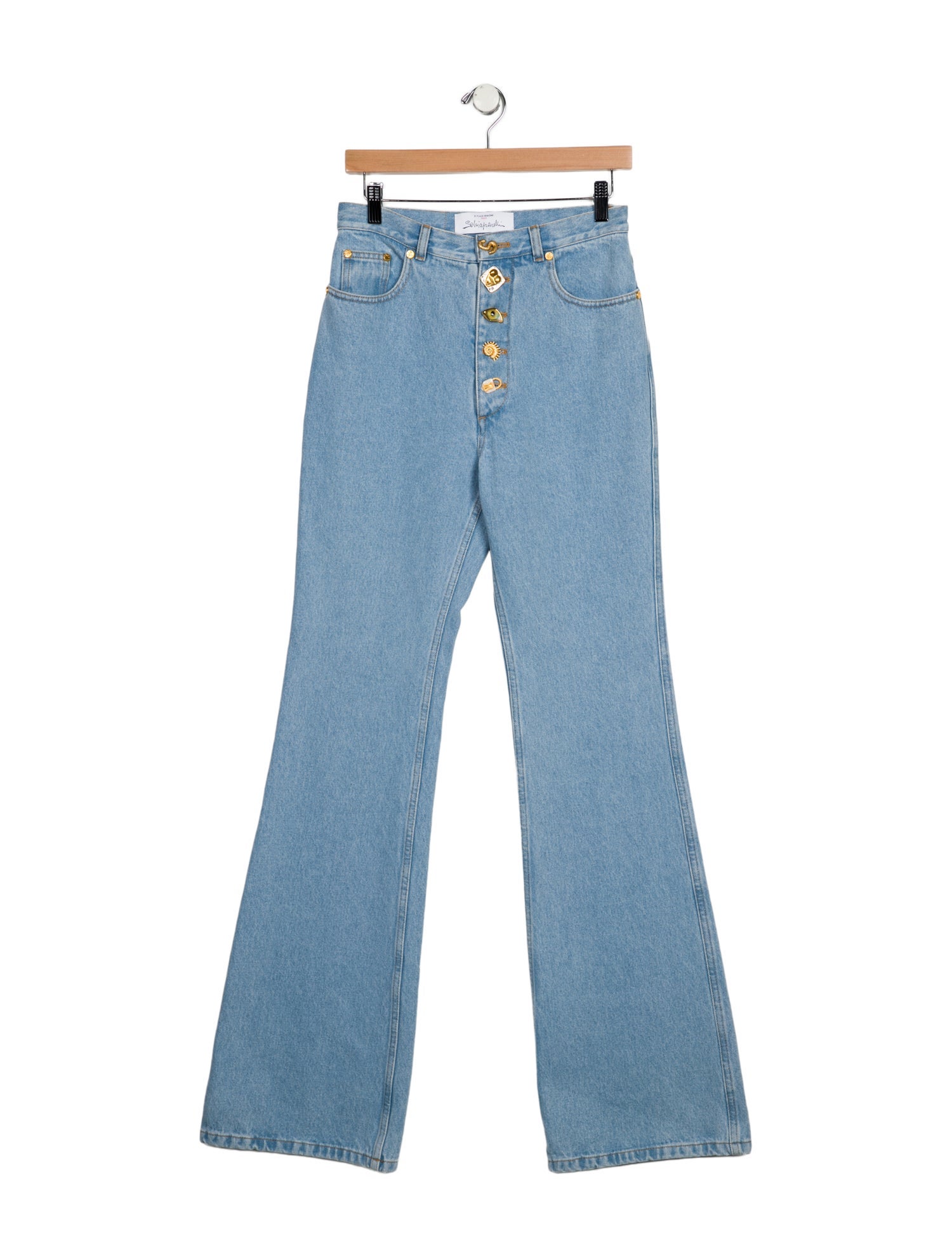 Schiaparelli 2023 Wide Leg Jeans