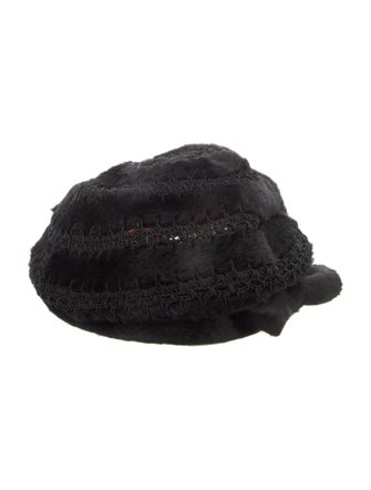 Schiaparelli Fur Beret Hat