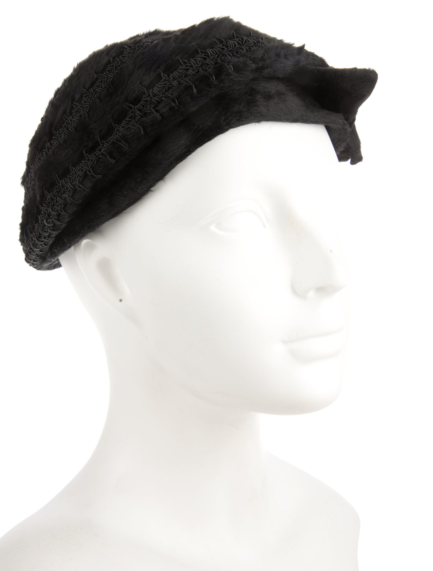 Schiaparelli Fur Beret Hat