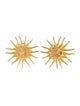 Schiaparelli Crystal Femininity Sun Earclip Earrinigs