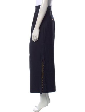 Schiaparelli Virgin Wool Wide Leg Pants