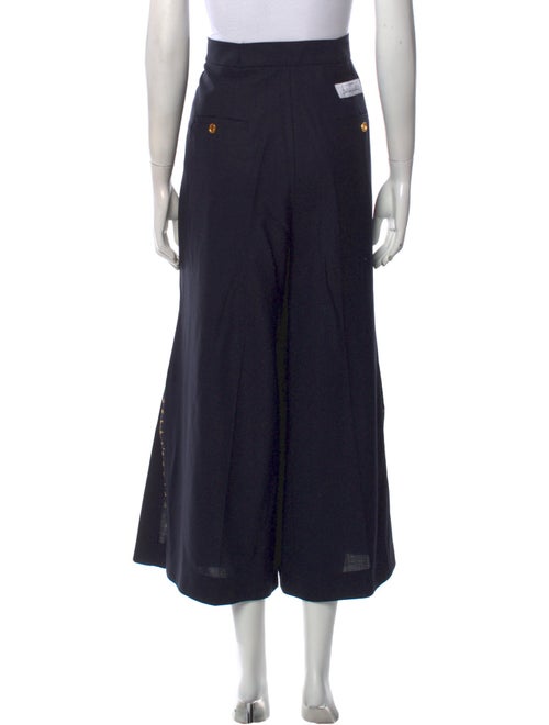 Schiaparelli Virgin Wool Wide Leg Pants