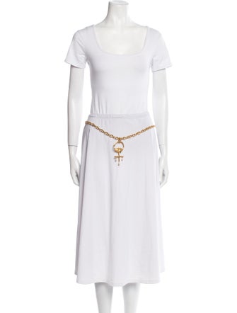 Schiaparelli Skinny Metal Waist Belt