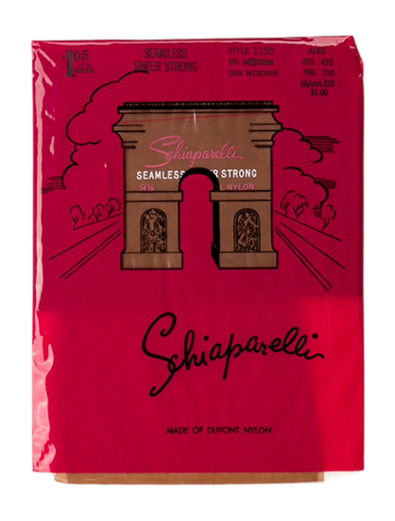 Schiaparelli Seamless Nylon Strong Stocking