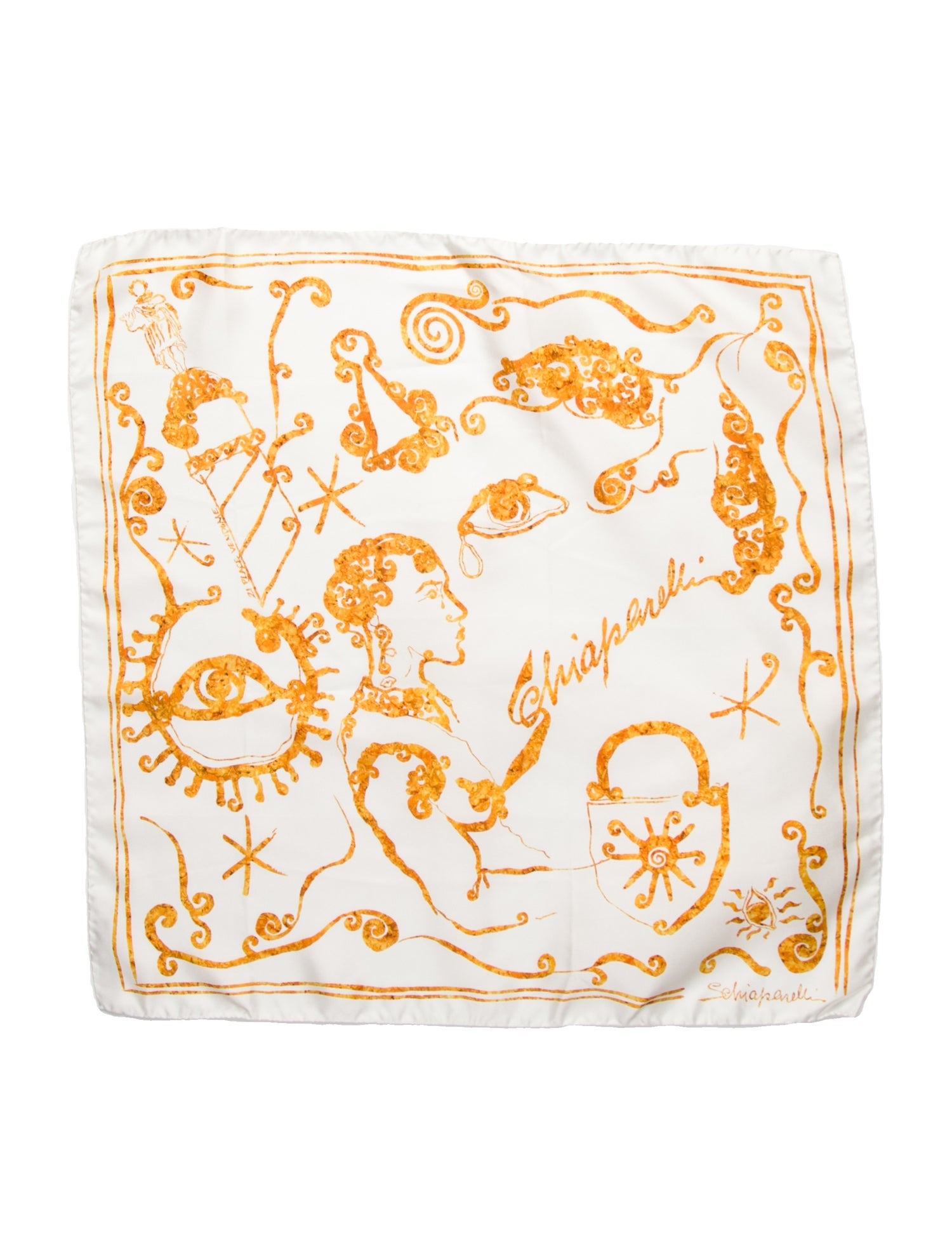 Schiaparelli Silk Printed Scarf