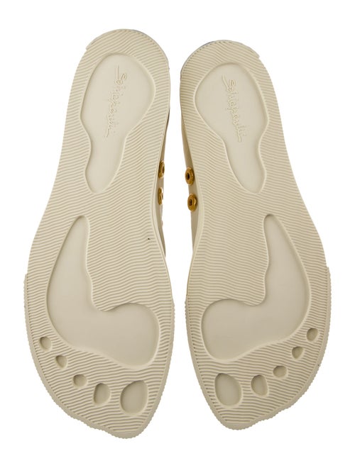 Schiaparelli Canvas Colorblock Pattern Sneakers