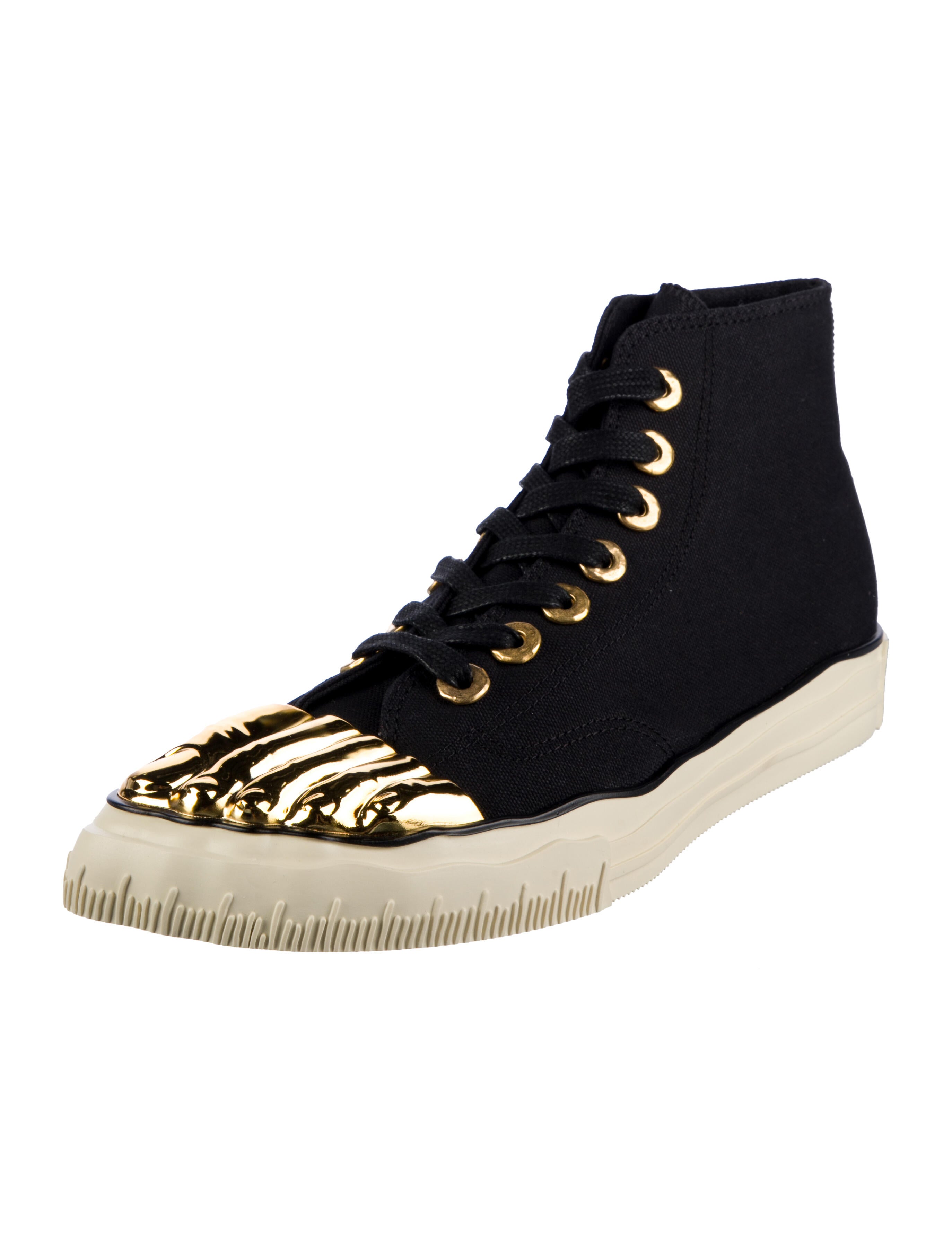 Schiaparelli Canvas Colorblock Pattern Sneakers