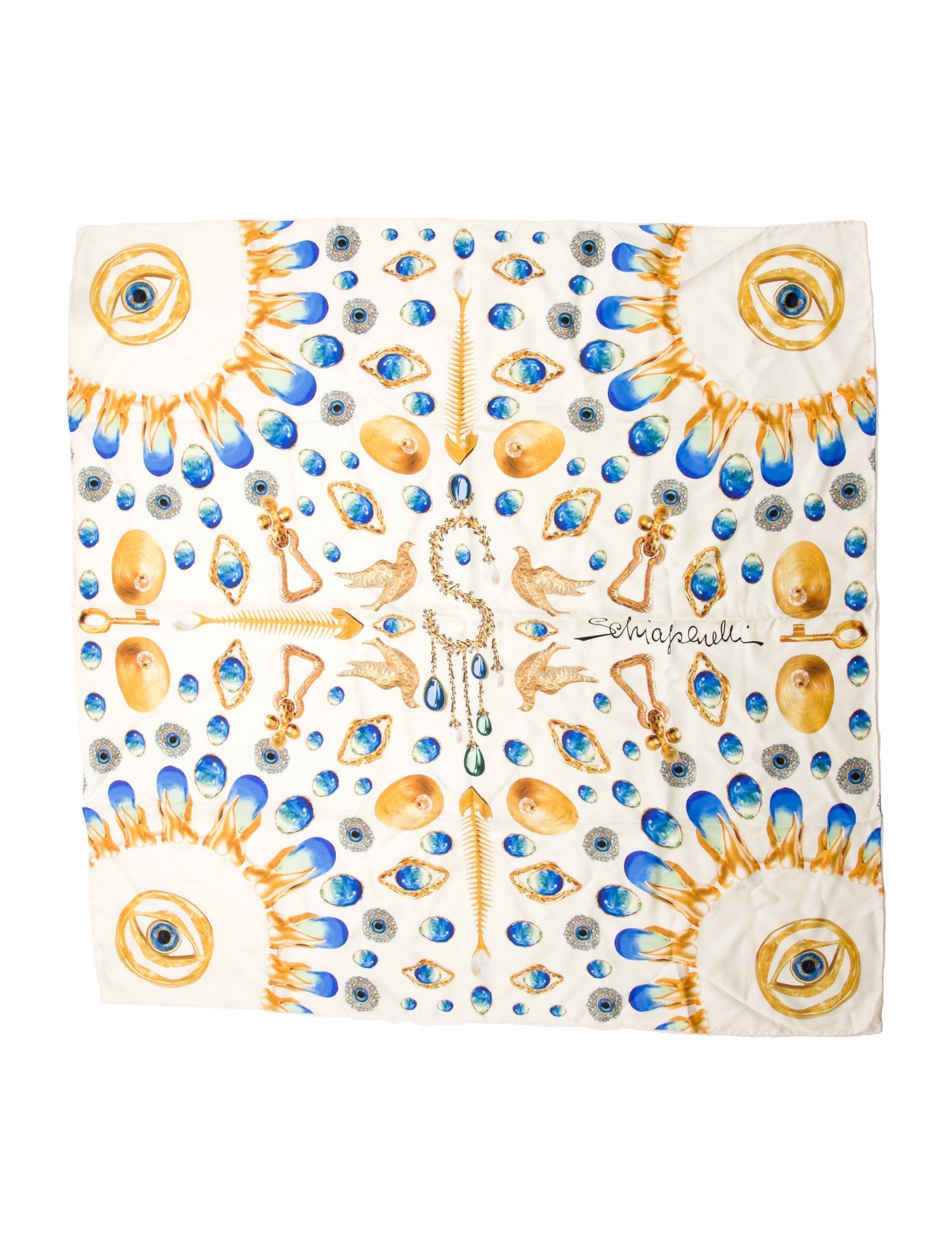 Schiaparelli Silk Printed Scarf