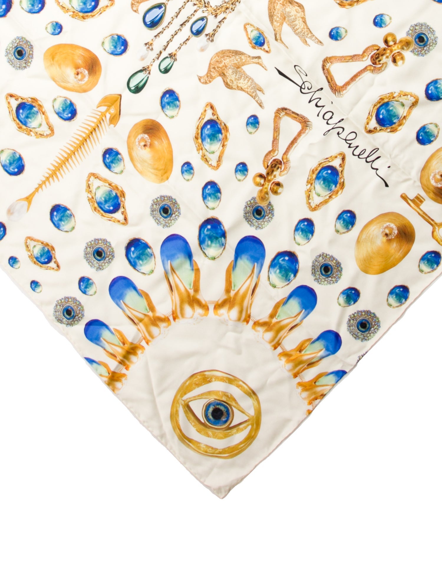 Schiaparelli Silk Printed Scarf