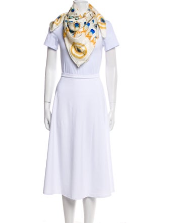 Schiaparelli Silk Printed Scarf