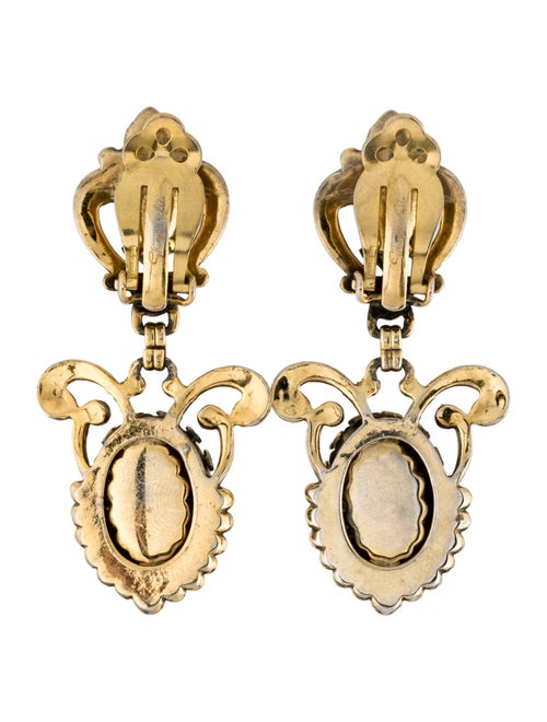 Schiaparelli Crystal Drop Earrings