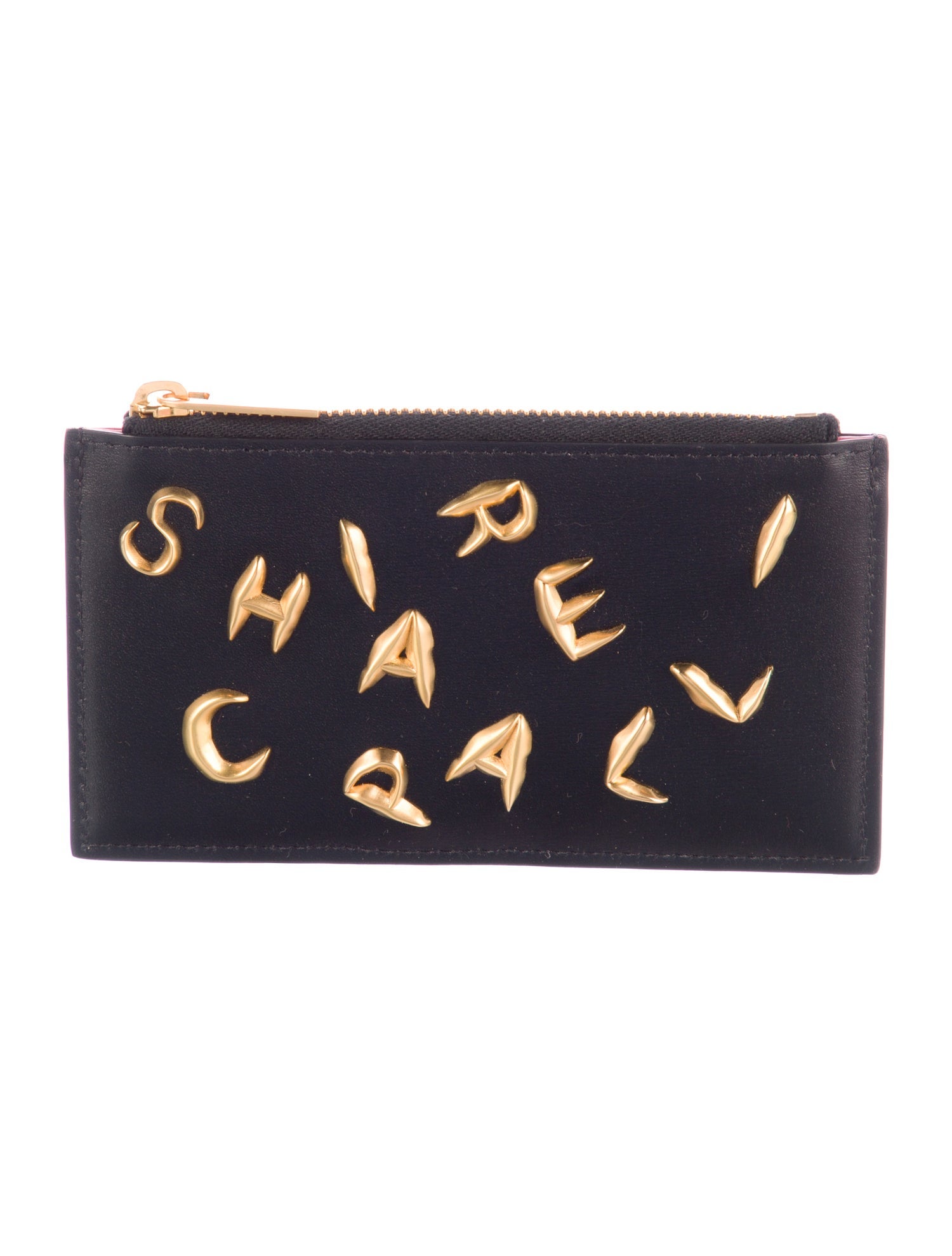 Schiaparelli Leather Printed Pouch