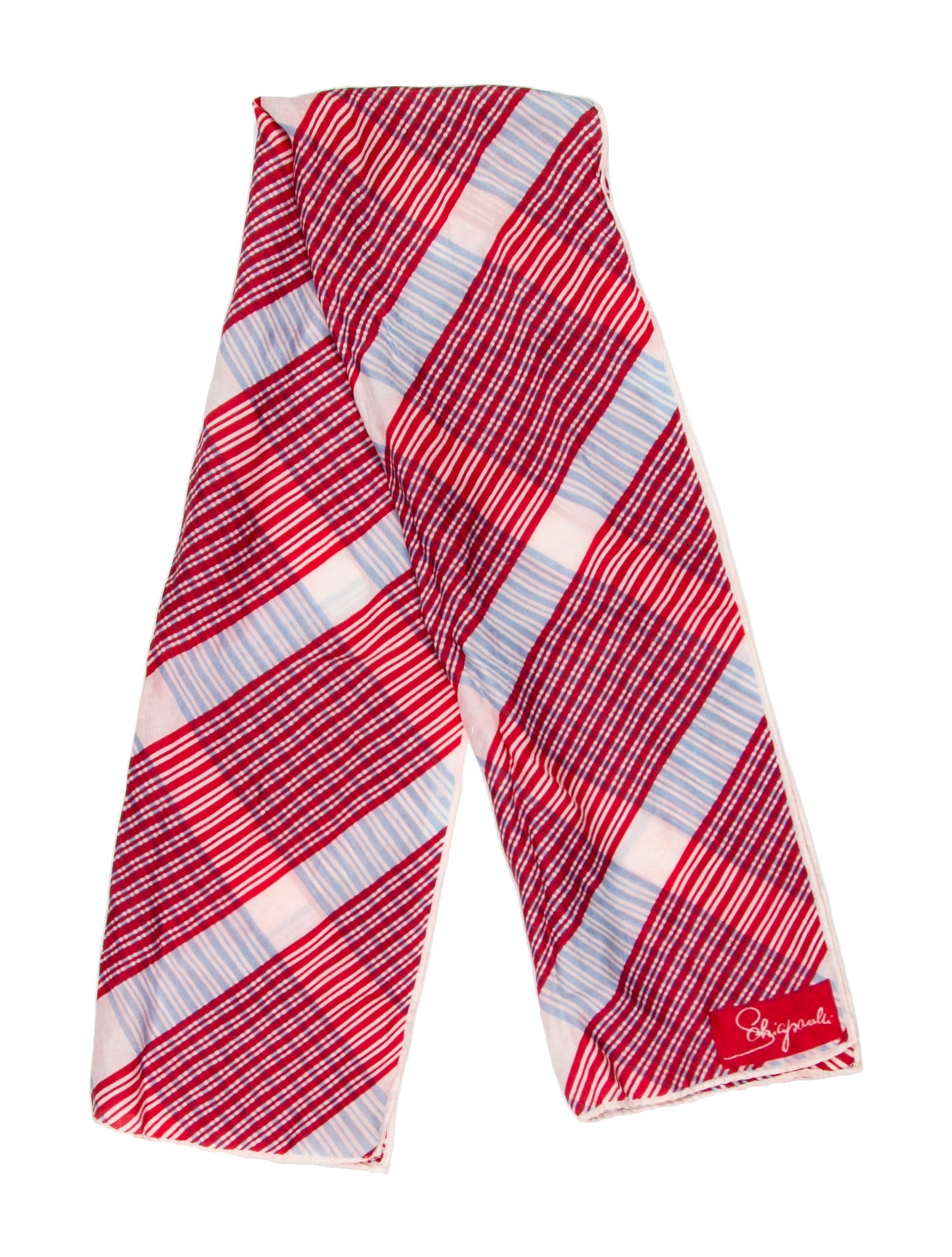 Schiaparelli Silk Striped Scarf