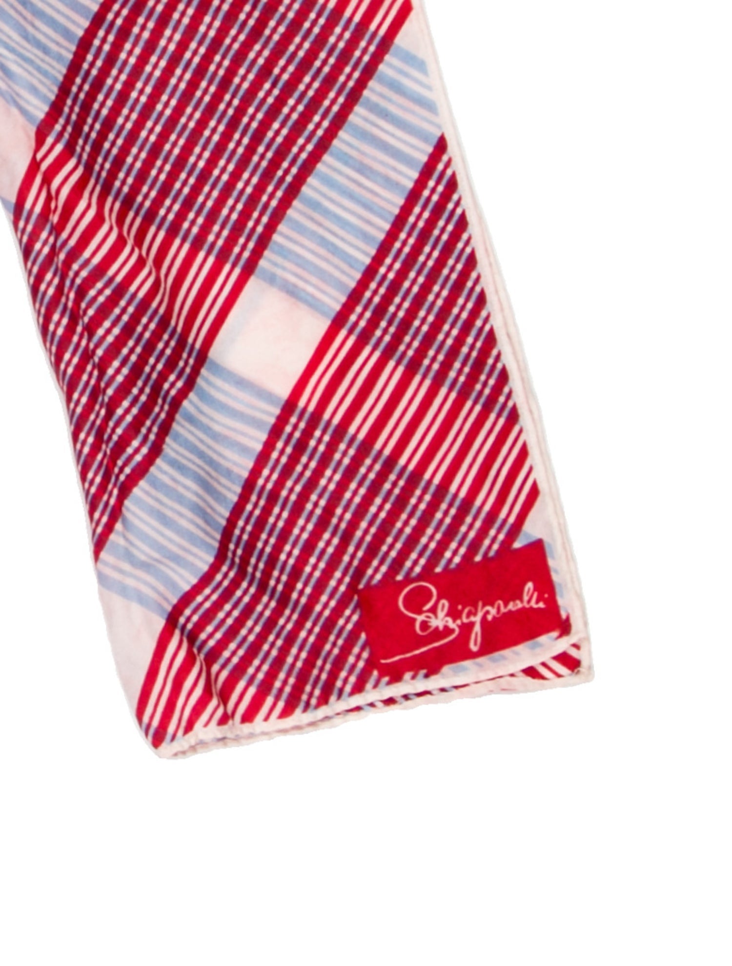 Schiaparelli Silk Striped Scarf