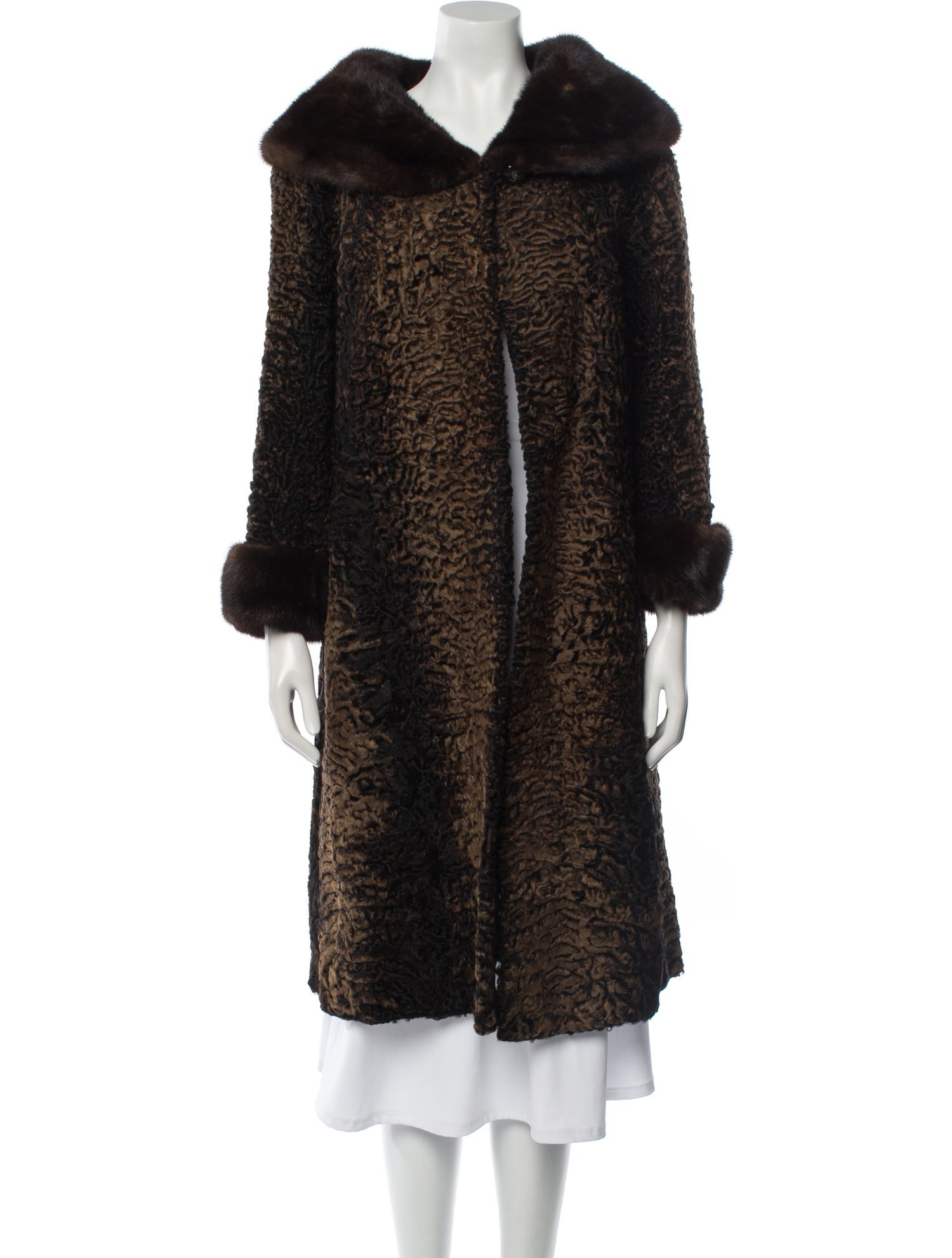 Schiaparelli Vintage Late 1950's - Early 1960's Fur Coat